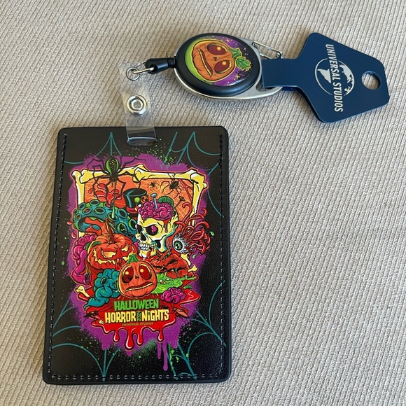 2024 Halloween Horror Nights LIL BOO Backpack, Wristlet, Tote Bag & Lanyard NEW - Picture 7 of 11